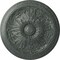 Ekena Millwork Vienna Ceiling Medallion (Fits Canopies up to 3 1/4"), 16 7/8"OD x 5/8"P, Athenian Green Crackle CM17VIAGC - alternate 1